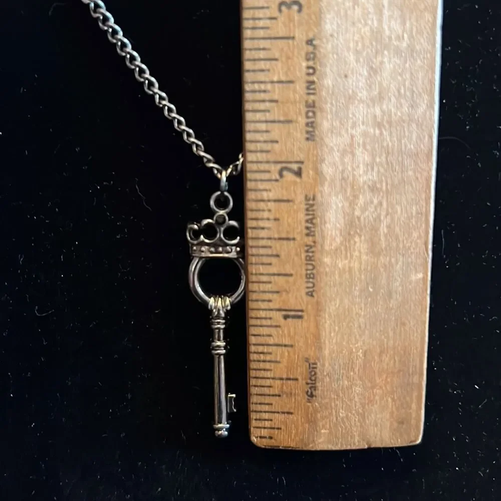 Handcrafted key pendant on 23 inch chain
